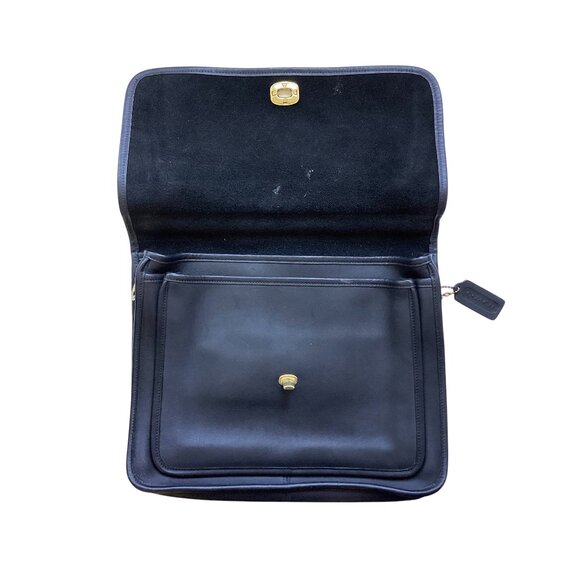 EUC Vintage Coach 5181 Colebrooke Case bag Black D13-5181 - Picture 2 of 8